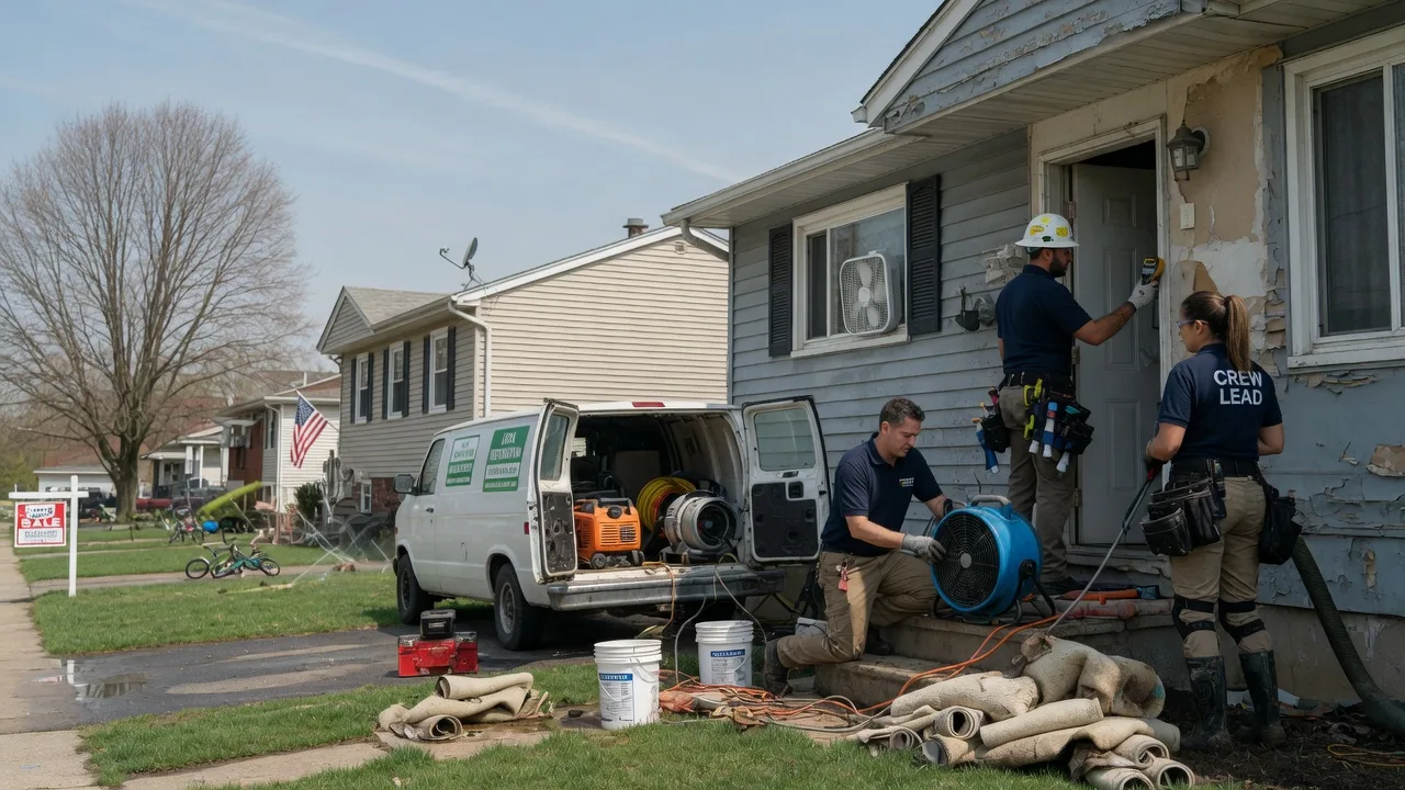 Flood Cleanup in Sarahsville, OH near me