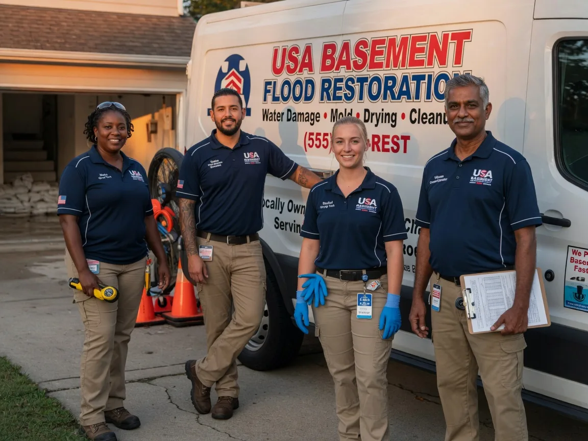 Basement Flood Cleanup company in Sarahsville, OH