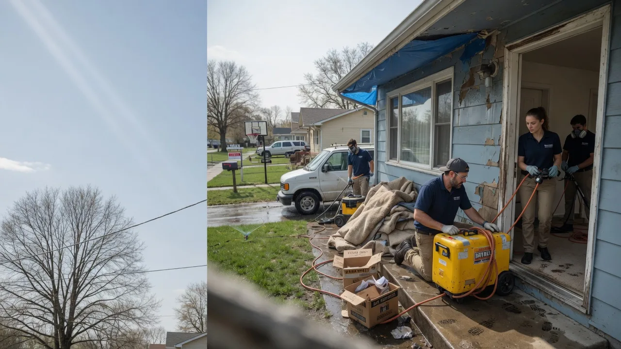 Basement Flood Cleanup in Sarahsville, OH near me